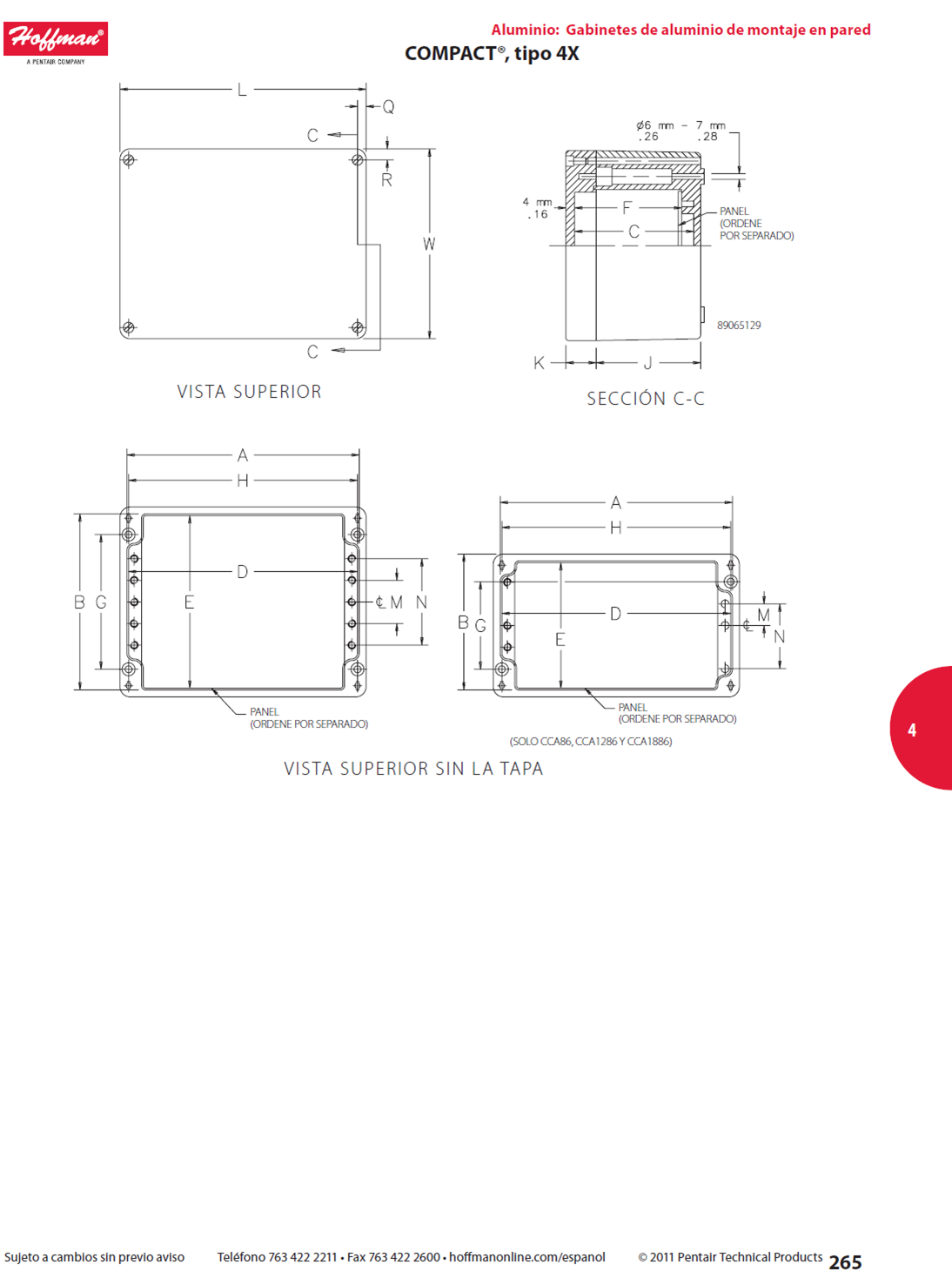 COMPACT tipo 4X 2