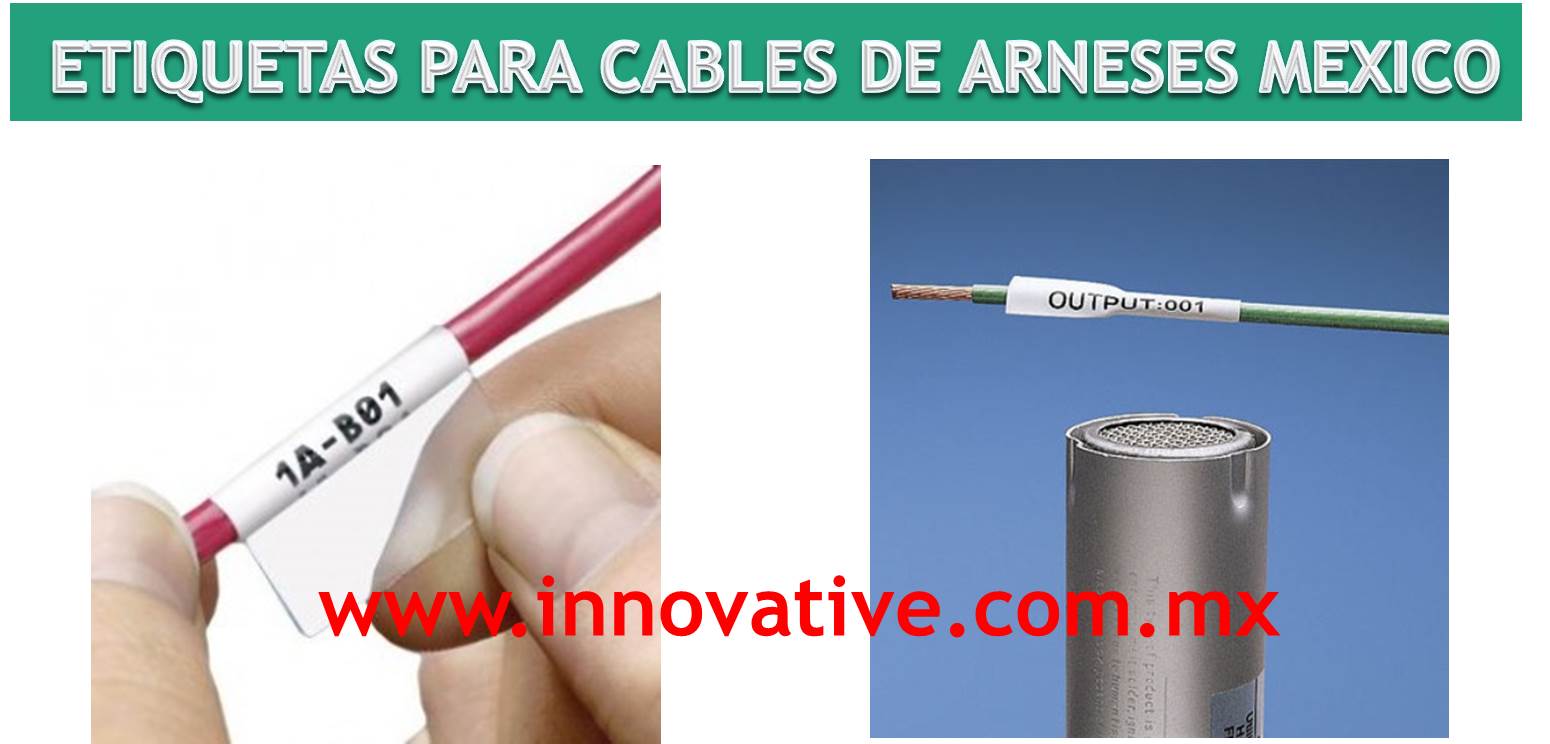 Etiquetas para Cable de Arneses Mexico