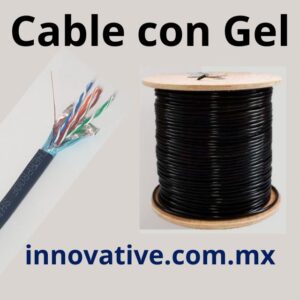 Cable con Gel Tijuana, UTP, Cat 6, Cat 6A, Cableado estructurado, cable para exterior, watherproof, Resistente al agua,