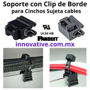 Panduit, Edge Clip, Hellermann Tyton, Soporte con Clip Panduit,